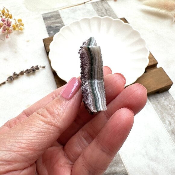 Gorgeous Small Amethyst Star Raw Cluster from Uruguay - Picture 4 of 7